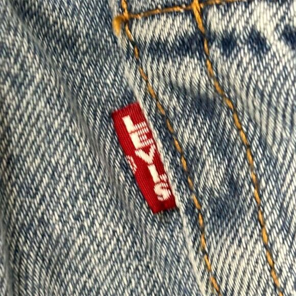 Vtg Levi's Men's Straight Jeans Blue Size 30x32 Medium Wash Denim - Picture 7 of 12